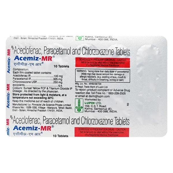 Acemiz MR Tablet 10s
