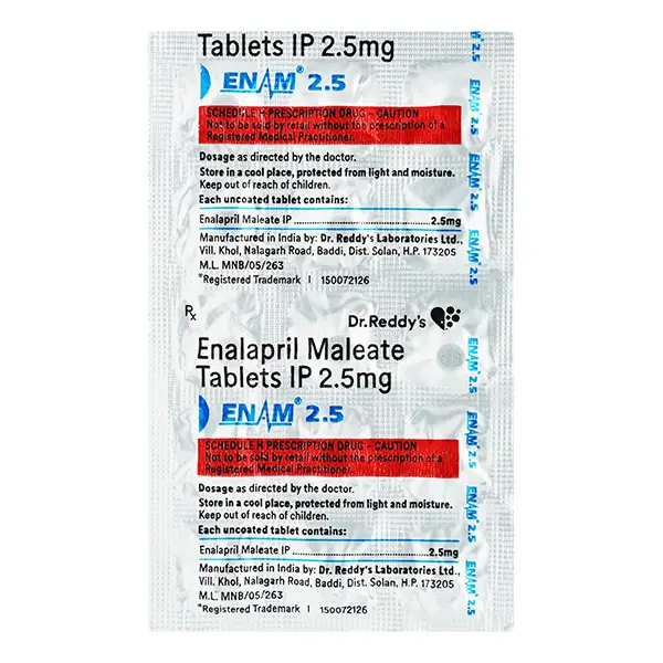 Enam 2.5mg Tablet 15s