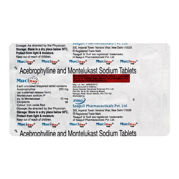 Muciday Tablet 10s