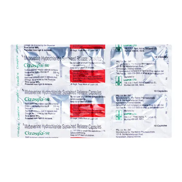 Cizaspa SR Capsule 10s