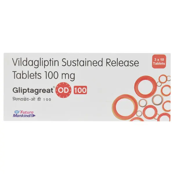 Gliptagreat OD 100mg Tablet 10s