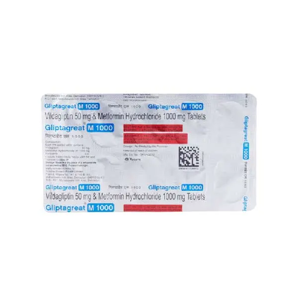 Gliptagreat M 1000mg Tablet 10s