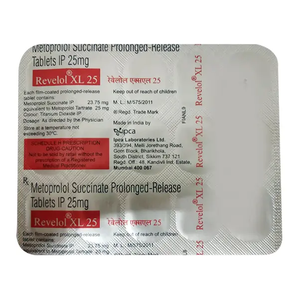 Revelol XL 25mg Tablet 15s