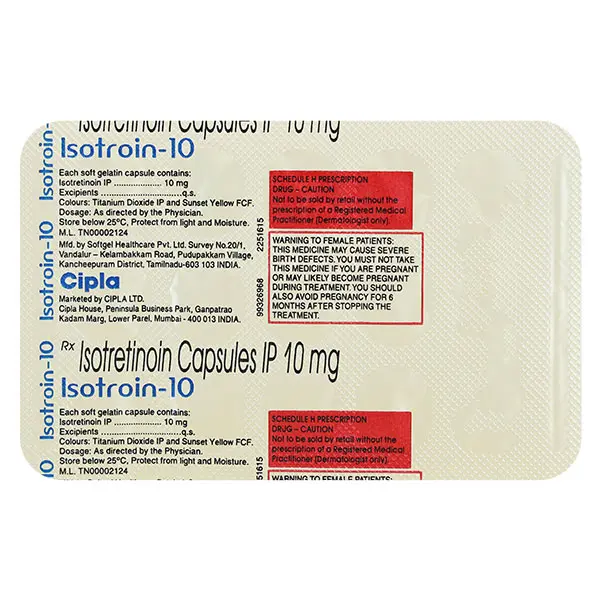 Isotroin 10mg Capsule