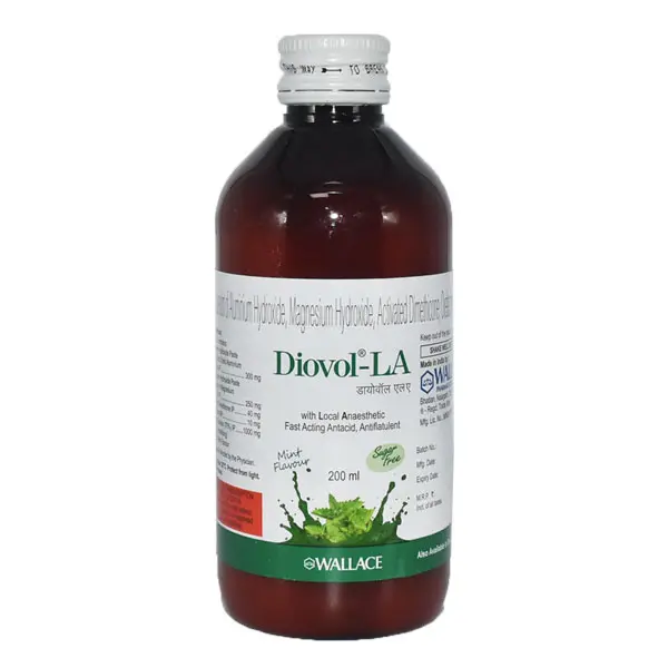 Diovol LA Mint Syrup 200ml