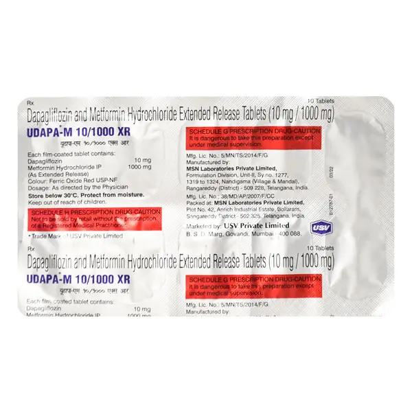 Udapa M 1000 XR Tablet 10s