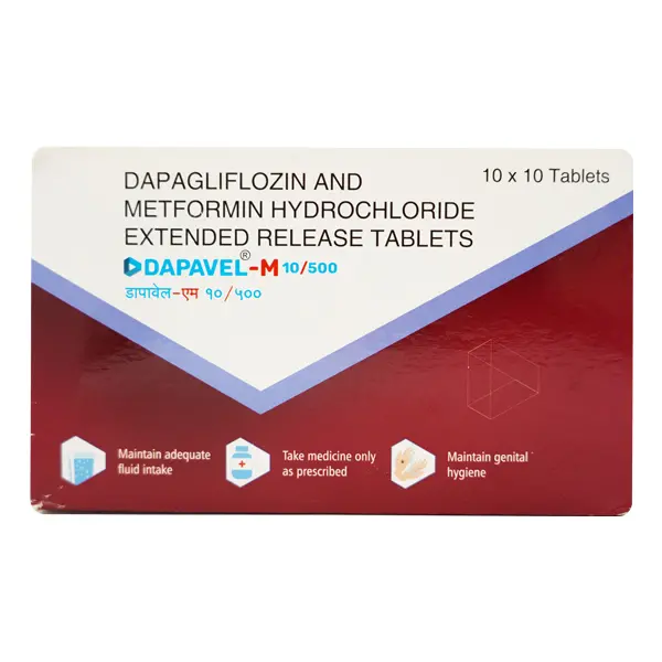 Dapavel M 10/500mg Tablet 10s