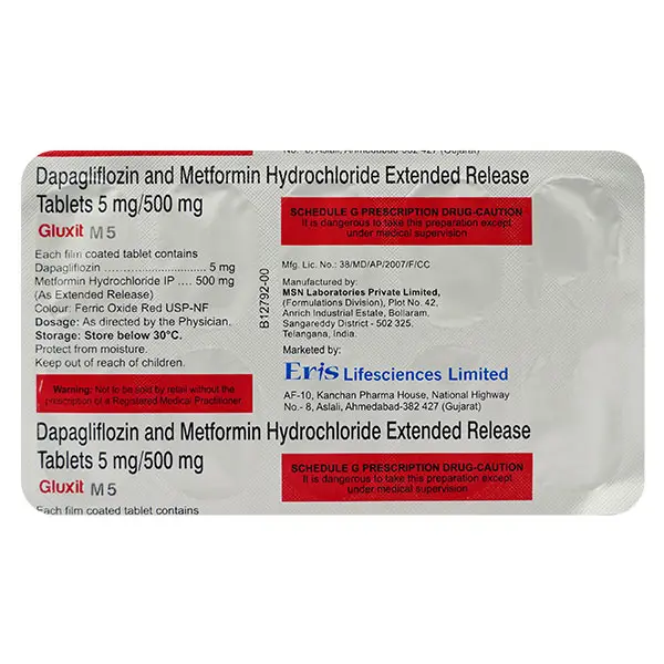 Gluxit M 5mg Tablet