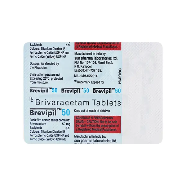 Brevipil 50mg Tablet