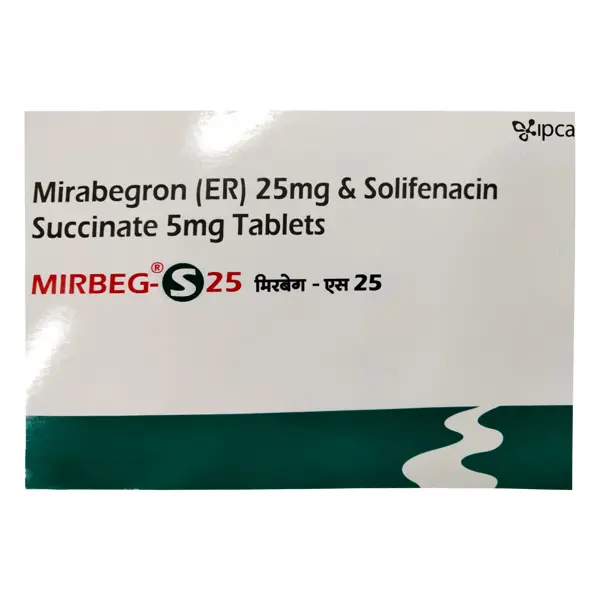 Mirbeg S 25mg Tablet 10s