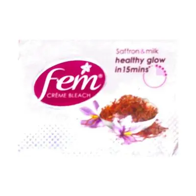 Fem Saffron & Milk Cream Bleach - 40 Gm