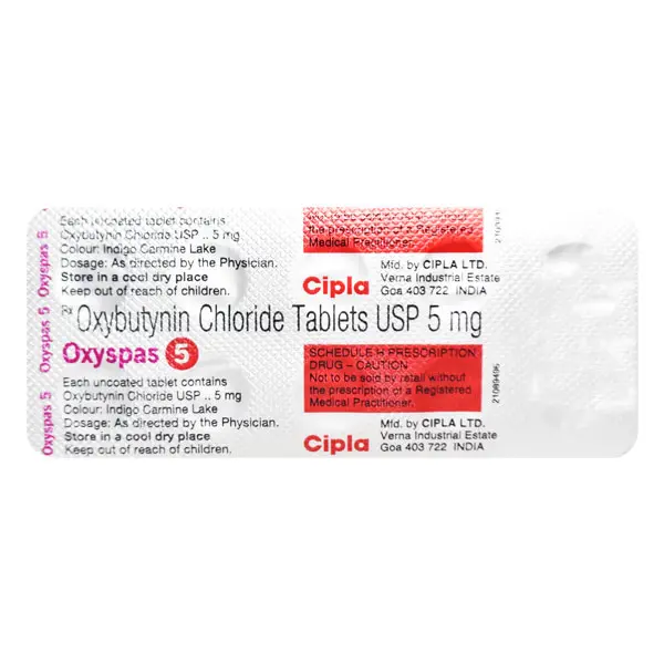 Oxyspas 5mg Tablet 10s