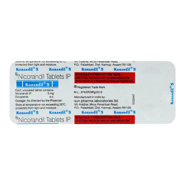 Korandil 5mg Tablet