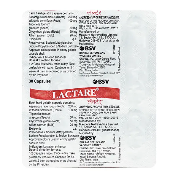 Lactare Capsule 30s