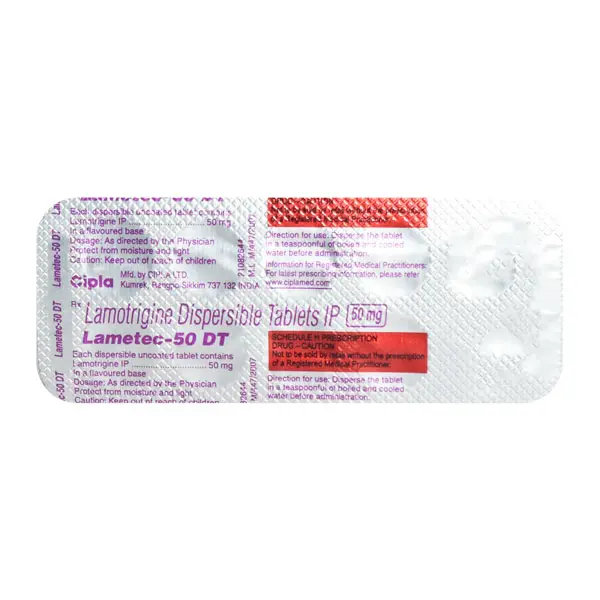 Lametec DT 50mg Tablet 10s