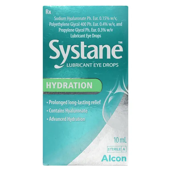 Systane Hydration Lubricant Eye Drops with Polyethylene Glycol 0.4% w/v and Propylene Glycol 0.3% w/v