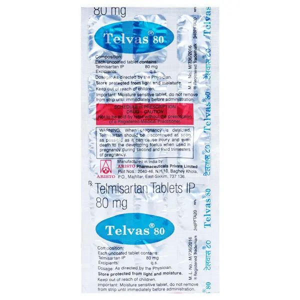 Telvas 80mg Tablet 15s