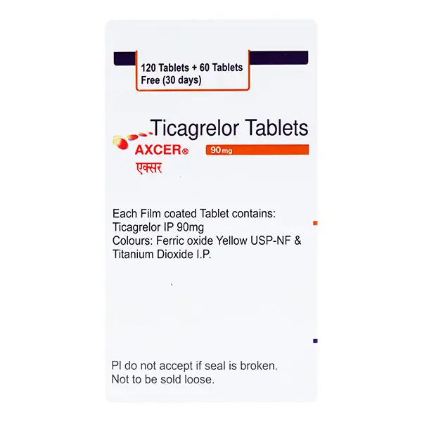 Axcer 90mg Tablet 120s+60s