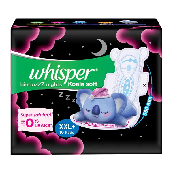 Whisper Bindazzz Nights Xxl 10s