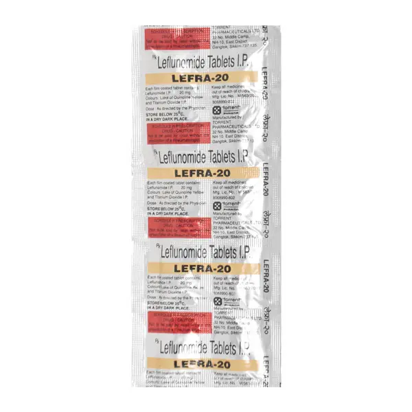 Lefra 20mg Tablet 10s
