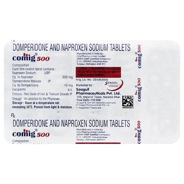 Comig 500mg Tablet 10s