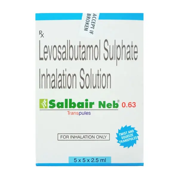 Salbair Neb 0.63 Transpules 2.5ml