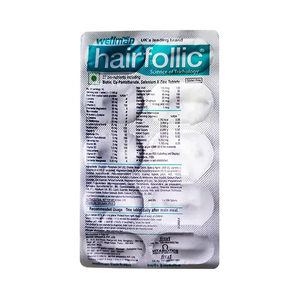 Wellman Hairfolic Tablet 10s