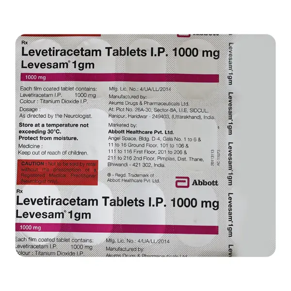 Levesam 1g Tablet 15s