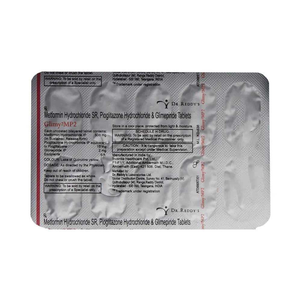 Glimy MP 2mg Tablet 10s