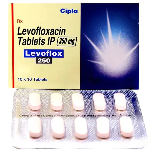 Levoflox 250mg` Tablet 10s