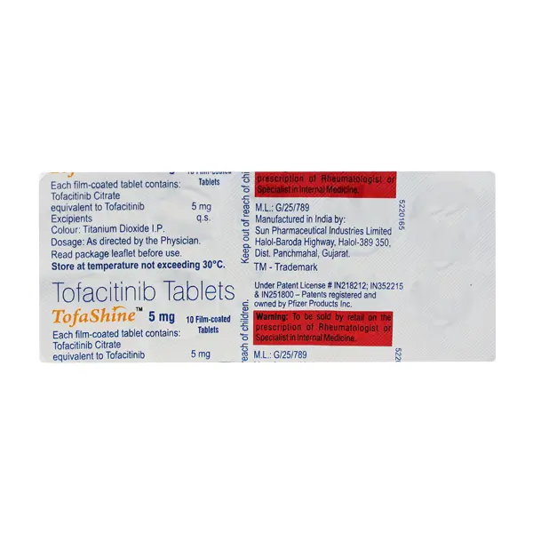 Tofashine 5mg Tablet 10s