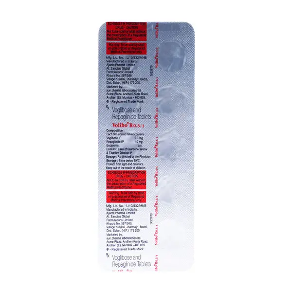 Volibo R 1/0.3mg Tablet 10s