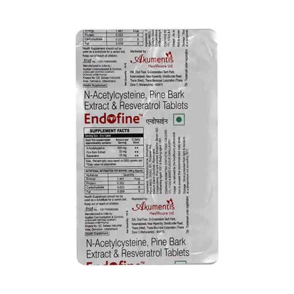 Endofine Tablet 10s