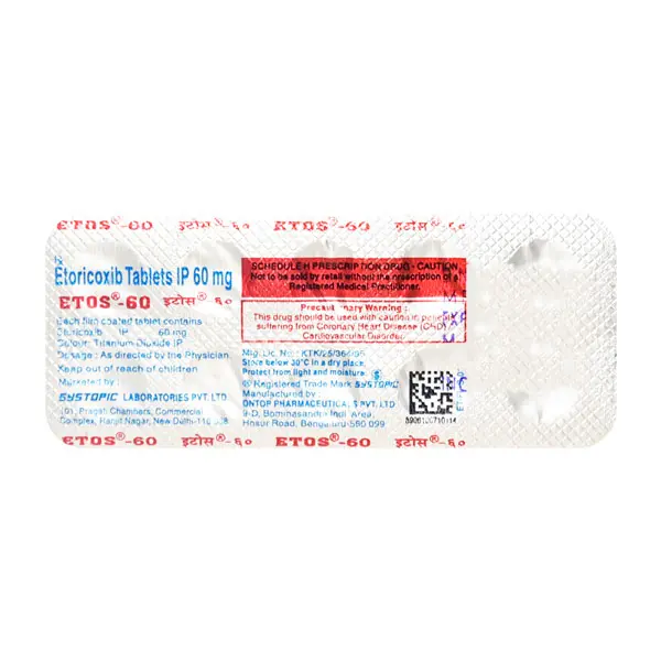 Etos 60mg Tablet 10s