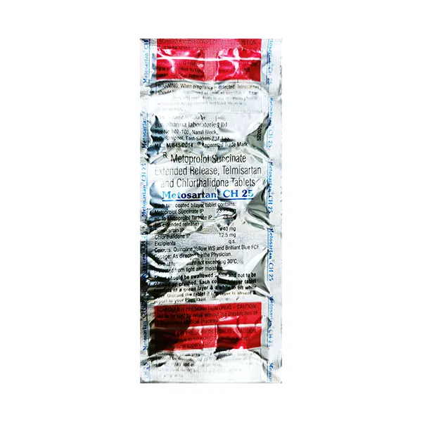 Metosartan CH Tablet 25mg 10s