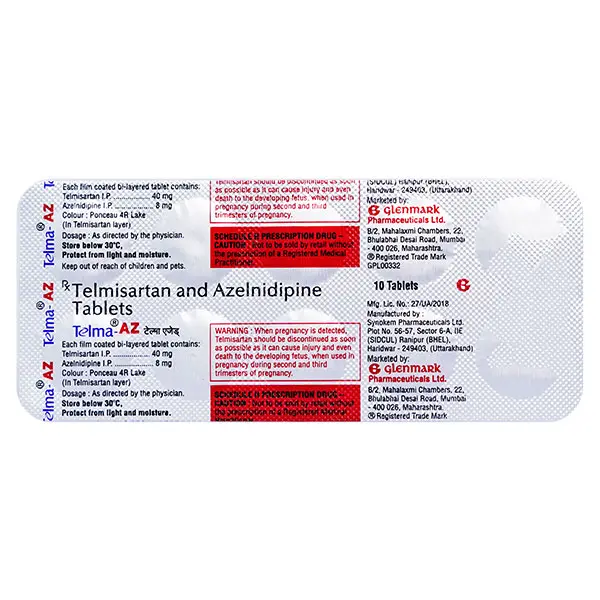 Telma AZ 40/8mg Tablet 10s