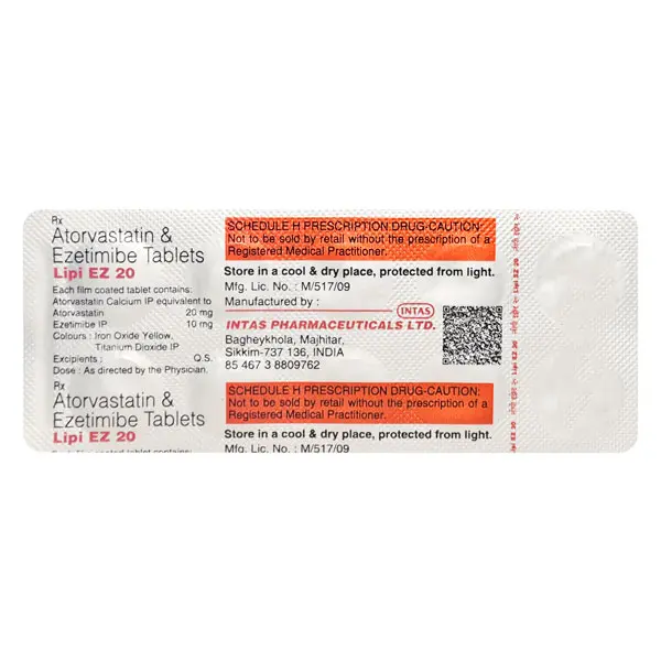 Lipi EZ 20mg Tablet