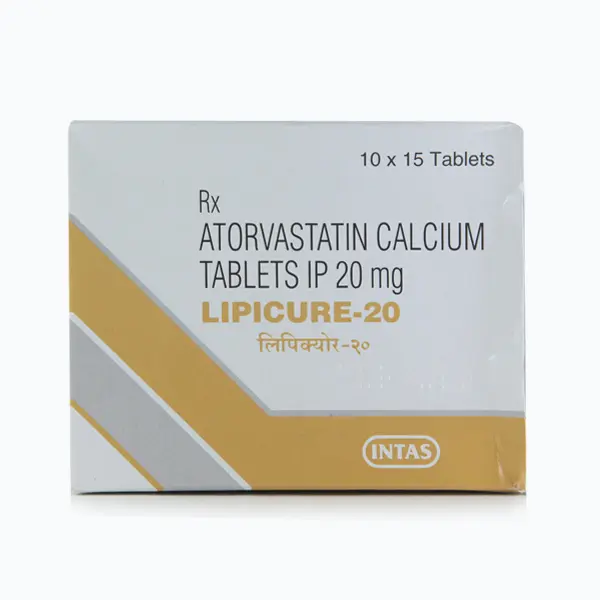 Lipicure 20mg Tablet 15s