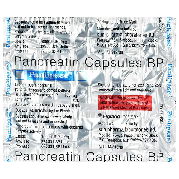 Panlipase Tablet 15s