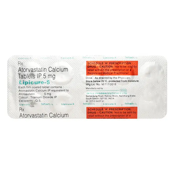 Lipicure 5mg Tablet 10s