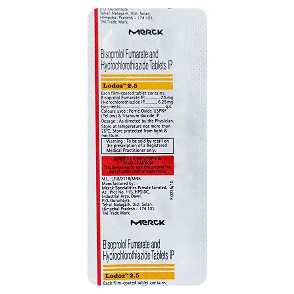 Lodoz 2.5mg Tablet 10s