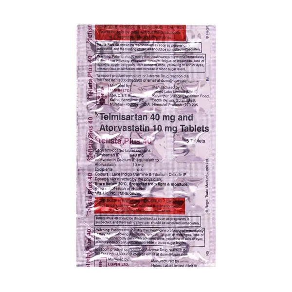 Telista Plus 40mg Tablet 15s