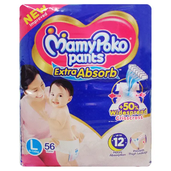 Mamy Poko Pants Extra Absorb L 56s