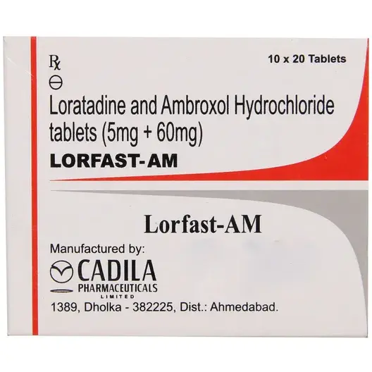 Lorfast AM Tablet 60mg/5mg