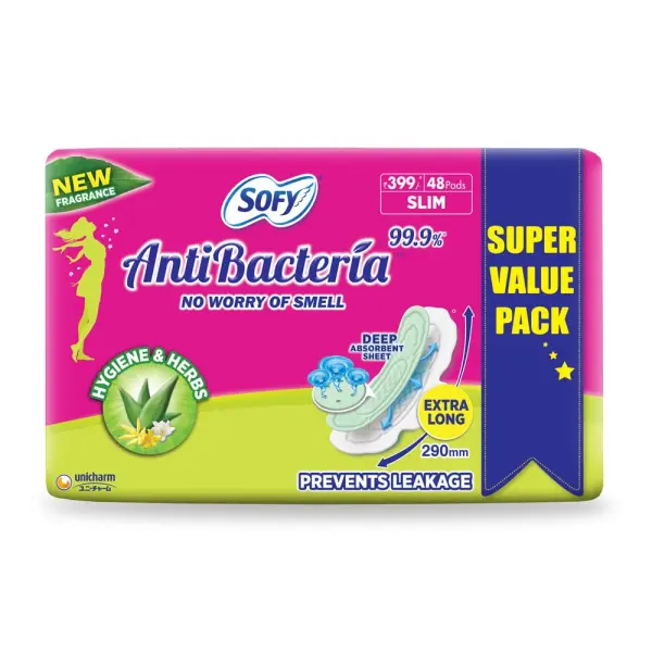 Sofy Pads Anti Bacteria XL 48s