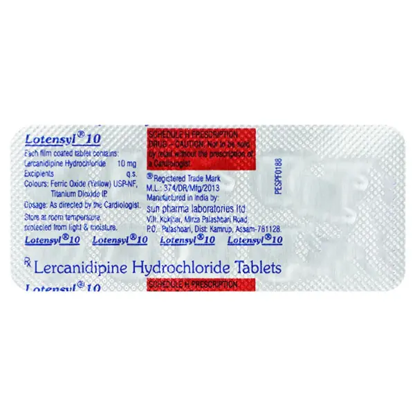 Lotensyl 10mg Tablet 10s