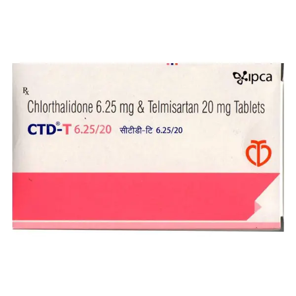Ctd T 6.25/20mg Tablet 15s