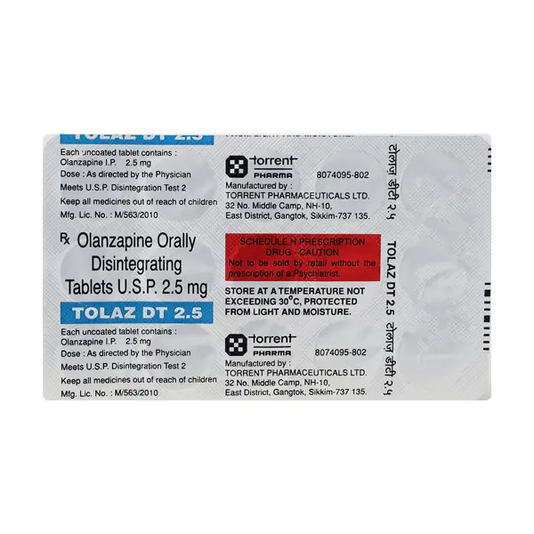 Tolaz DT 2.5mg Tablet 15s