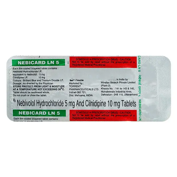 Nebicard LN 5mg Tablet 10s