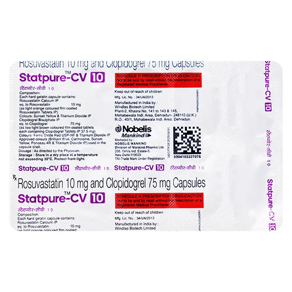 Statpure CV 10mg Capsule 10s